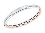 Load image into Gallery viewer, Men of Platinum | Bracelet with Rose Gold for Men JL PTB 0410   Jewelove.US
