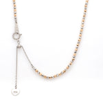 Load image into Gallery viewer, Japanese 2mm Diamond Cut Ball Platinum Rose Gold Chain JL PT CH 1062   Jewelove.US
