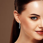 Load image into Gallery viewer, Designer Platinum Diamond Earrings for Women  JL PT E LC819
