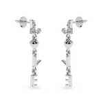 Load image into Gallery viewer, Designer Platinum Diamond Earrings for Women  JL PT E LC819
