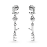 Load image into Gallery viewer, Designer Platinum Diamond Earrings for Women  JL PT E LC819
