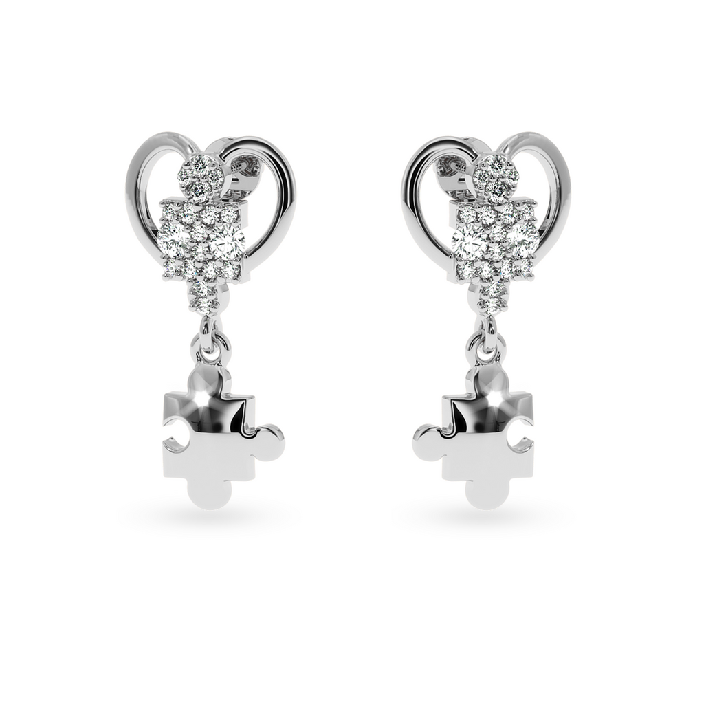 Designer Platinum Diamond Heart Earrings JL PT E LC823  VVS-GH Jewelove.US