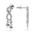 Load image into Gallery viewer, Designer Platinum Diamond Earrings for Women  JL PT E LC827   Jewelove.US
