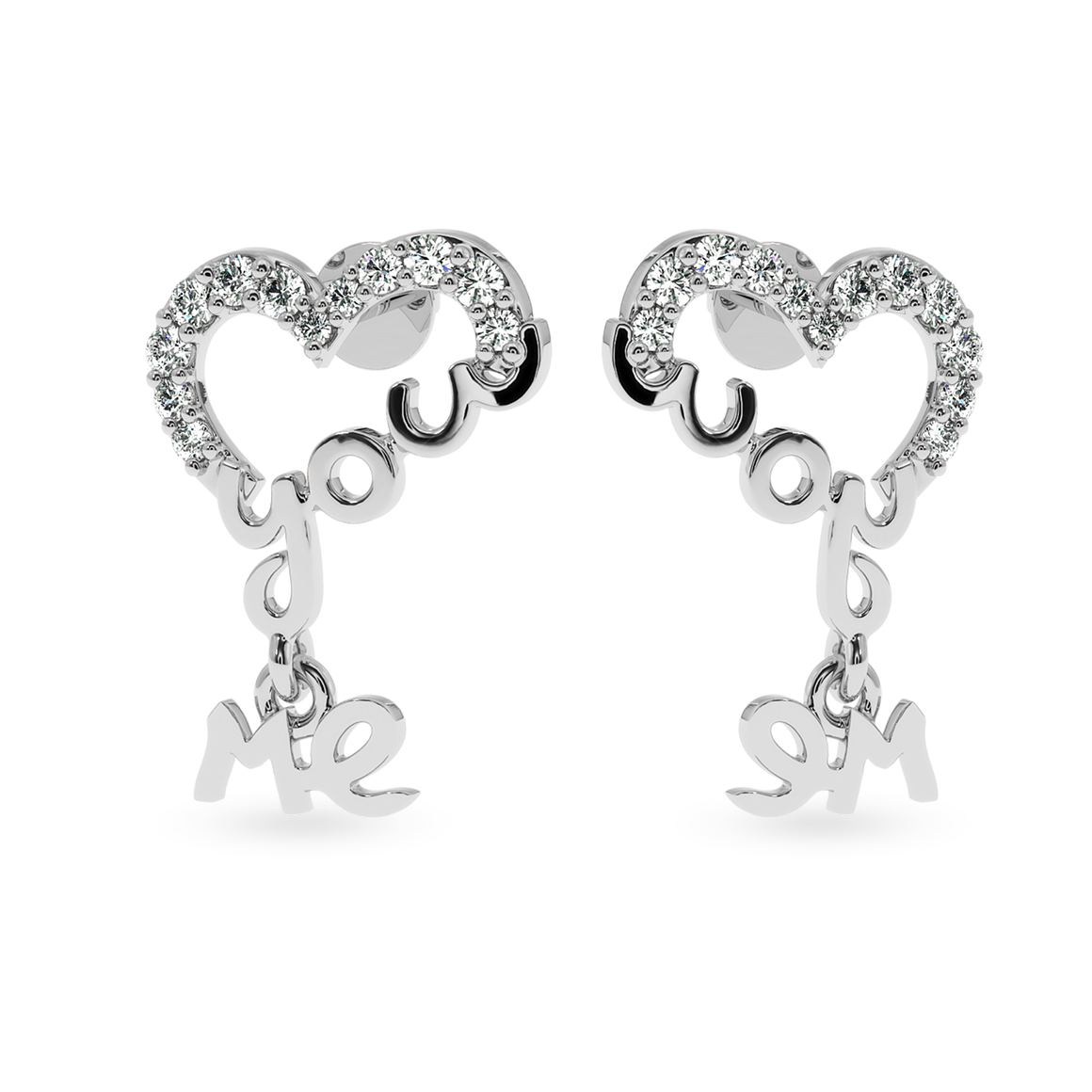 Designer Platinum Diamond Earrings for Women  JL PT E LC829