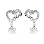 Load image into Gallery viewer, Designer Platinum Diamond Earrings for Women  JL PT E LC829
