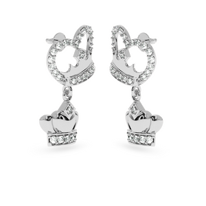 Designer Platinum Diamond Earrings for Women  JL PT E LC831