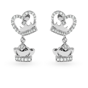 Designer Platinum Diamond Earrings for Women  JL PT E LC831