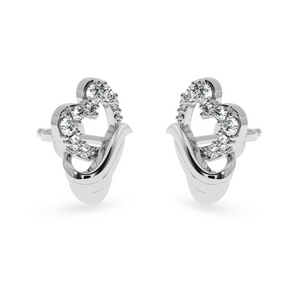 Designer Platinum Diamond Earrings for Women  JL PT E LC834   Jewelove.US