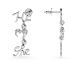 Load image into Gallery viewer, Designer Platinum Diamond Earrings for Women  JL PT E LC835   Jewelove.US
