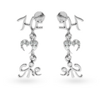 Load image into Gallery viewer, Designer Platinum Diamond Earrings for Women  JL PT E LC835
