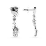 Load image into Gallery viewer, Designer Platinum Diamond Earrings for Women  JL PT E LC836
