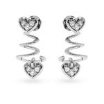 Load image into Gallery viewer, Designer Platinum Diamond Heart Earrings for Women JL PT E LC837  VVS-GH Jewelove.US
