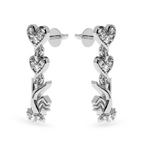 Load image into Gallery viewer, Designer Platinum Diamond Heart Earrings for Women JL PT E LC838   Jewelove.US
