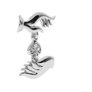 Designer Platinum Diamond Earrings for Women JL PT E LC842