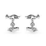 Load image into Gallery viewer, Designer Platinum Diamond Earrings for Women JL PT E LC842
