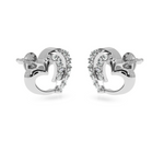 Load image into Gallery viewer, Designer Platinum Diamond Heart Earrings JL PT E LC843   Jewelove.US
