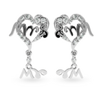 Load image into Gallery viewer, Designer Platinum Diamond Heart Earrings JL PT E LC846  VVS-GH Jewelove.US
