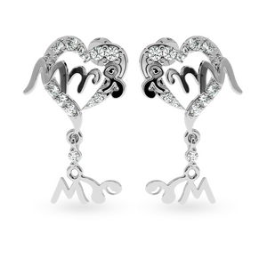 Designer Platinum Diamond Heart Earrings JL PT E LC846  VVS-GH Jewelove.US