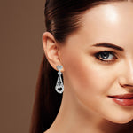Load image into Gallery viewer, Designer Platinum Diamond Heart Earrings JL PT E LC848
