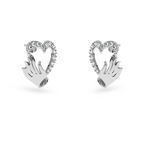 Load image into Gallery viewer, Designer Platinum Diamond Heart Earrings JL PT E LC850
