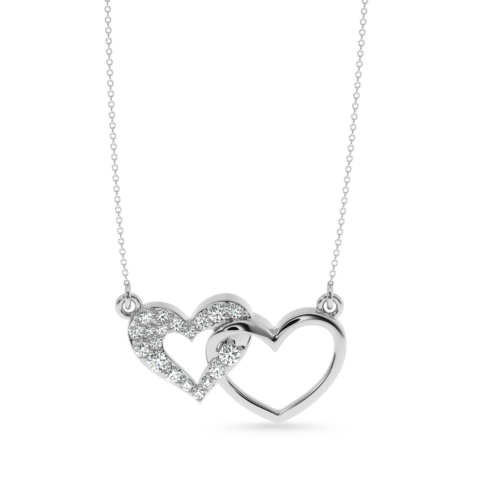 Platinum Diamond Heart Pendant for Women JL PT P LC918  VVS-GH Jewelove.US