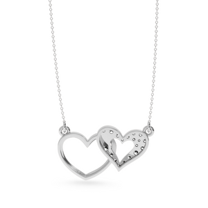 Platinum Diamond Heart Pendant for Women JL PT P LC918
