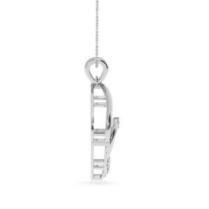 Designer Platinum Heart Diamond Pendant for Women JL PT P LC921