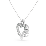 Load image into Gallery viewer, Designer Platinum Heart Diamond Pendant for Women JL PT P LC923   Jewelove.US
