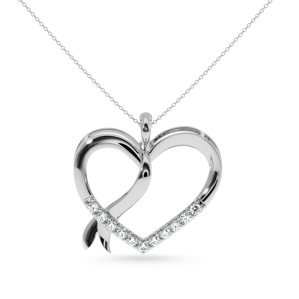 Designer Platinum Heart Diamond Pendant for Women JL PT P LC935  VVS-GH Jewelove.US