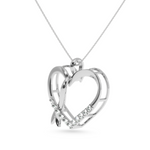 Load image into Gallery viewer, Designer Platinum Heart Diamond Pendant for Women JL PT P LC935   Jewelove.US
