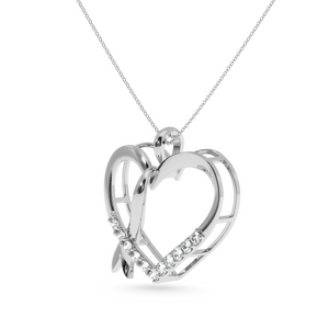 Designer Platinum Heart Diamond Pendant for Women JL PT P LC935   Jewelove.US