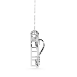 Designer Platinum Heart Diamond Pendant for Women JL PT P LC935   Jewelove.US