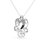Load image into Gallery viewer, Designer Platinum Heart Diamond Pendant for Women JL PT P LC940
