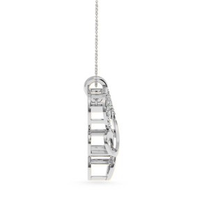 Designer Platinum Heart Diamond Pendant for Women JL PT P LC940