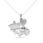 Load image into Gallery viewer, Designer Platinum Diamond Pendant for Women JL PT P LC941
