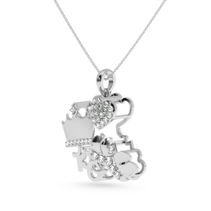 Designer Platinum Diamond Pendant for Women JL PT P LC941