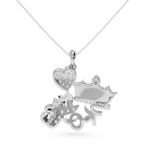Load image into Gallery viewer, Designer Platinum Diamond Pendant for Women JL PT P LC941
