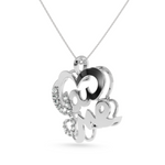 Load image into Gallery viewer, Designer Platinum Heart Diamond Pendant for Women JL PT P LC945   Jewelove.US
