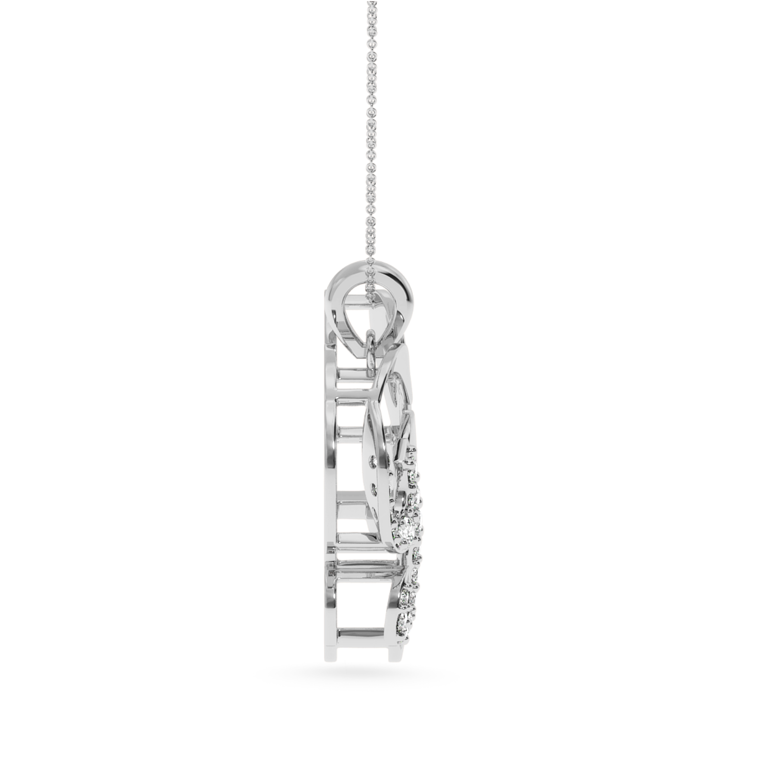 Designer Platinum Heart Diamond Pendant for Women JL PT P LC945   Jewelove.US