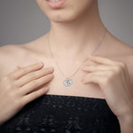Load image into Gallery viewer, Designer Platinum Heart Diamond Pendant for Women JL PT P LC948   Jewelove.US
