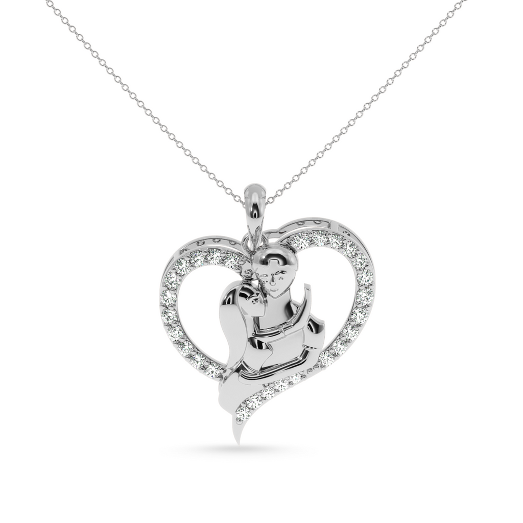 Designer Platinum Heart Diamond Pendant for Women JL PT P LC948  VVS-GH Jewelove.US
