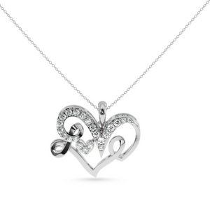 Designer Platinum Heart Diamond Pendant for Women JL PT P LC950  VVS-GH Jewelove.US