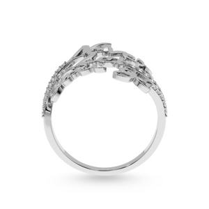 Designer Platinum Diamond Ring for Women JL PT LC852