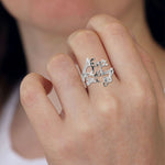 Load image into Gallery viewer, Designer Platinum Diamond Ring for Women JL PT LC852   Jewelove
