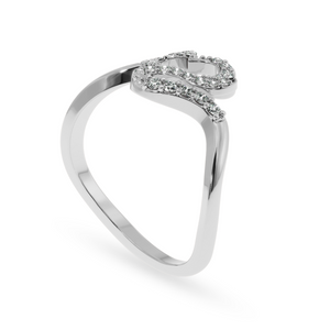 Designer Platinum Diamond Ring for Women JL PT LC856   Jewelove