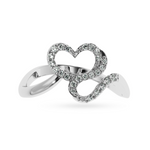 Load image into Gallery viewer, Designer Platinum Diamond Ring for Women JL PT LC856  VVS-GH Jewelove
