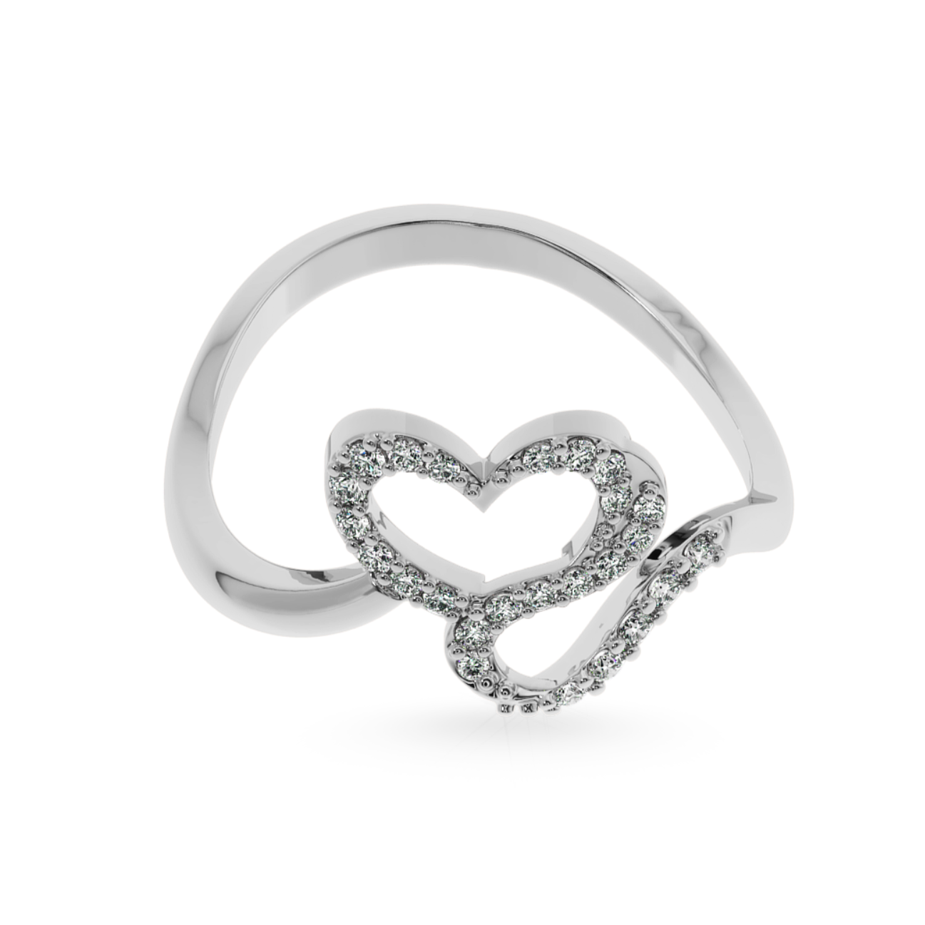 Designer Platinum Diamond Ring for Women JL PT LC856   Jewelove