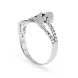 Designer Platinum Diamond Ring for Women JL PT LC857   Jewelove