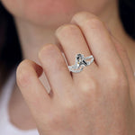 Load image into Gallery viewer, Designer Platinum Diamond Ring for Women JL PT LC857   Jewelove
