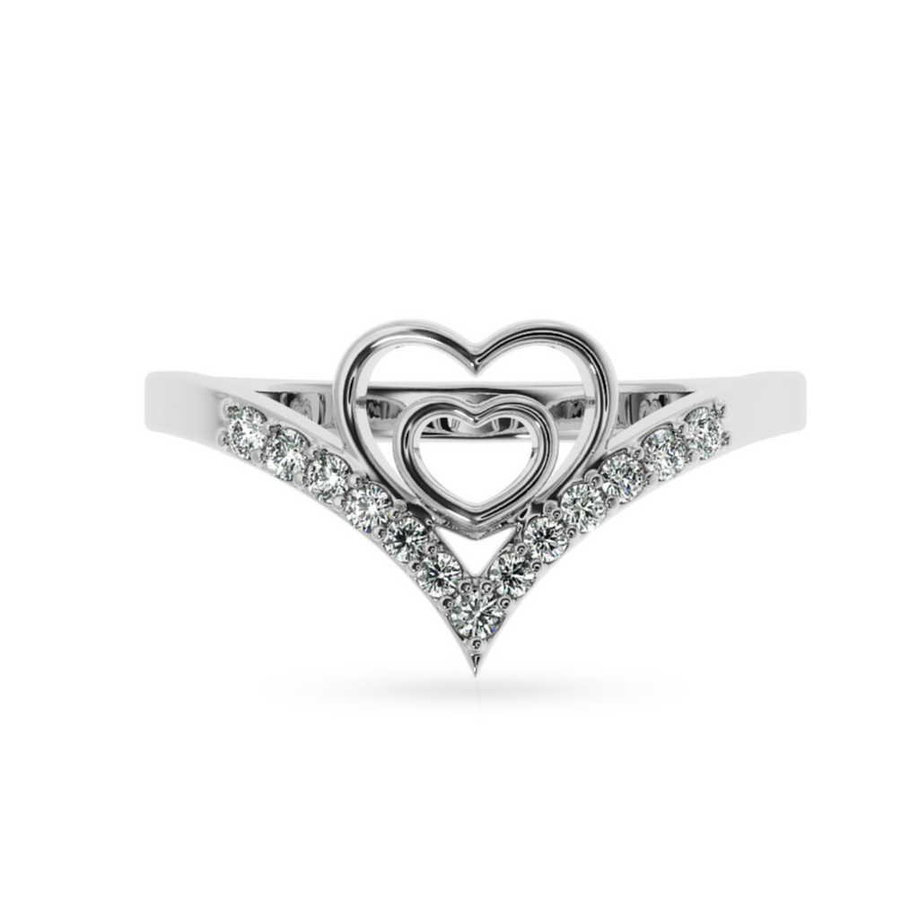 Designer Platinum Diamond Ring for Women JL PT LC859  VVS-GH Jewelove